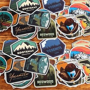 National Park Sticker Set 50pcs